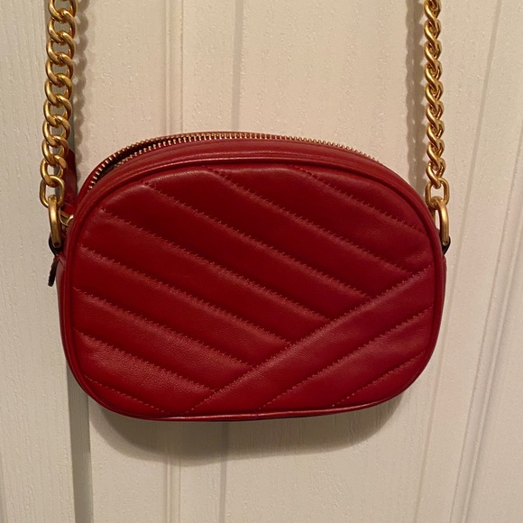 Tory Burch Red Kira Camera Crossbody Bag - Picture 3 of 5